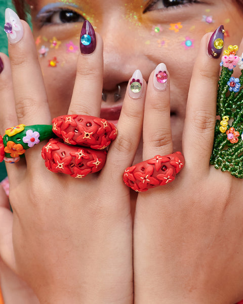 Santan Burst Ring