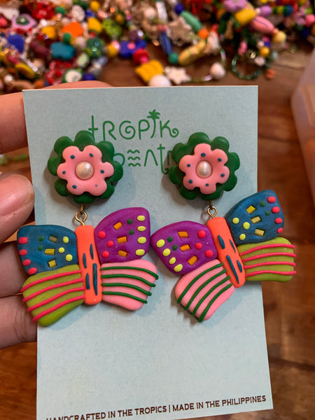 paru-paro earrings