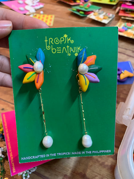 colored anahaw drop
