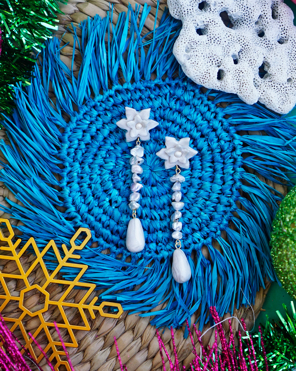 Bulaklak Crystal Drops in Pearl