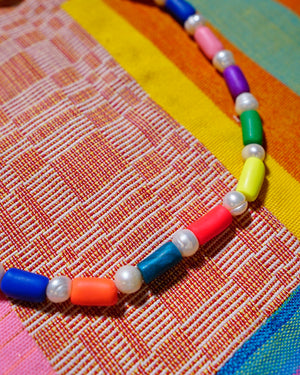 Confetti Necklace in Neon Bahaghari