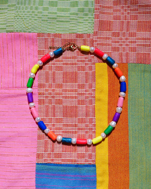 Confetti Necklace in Neon Bahaghari