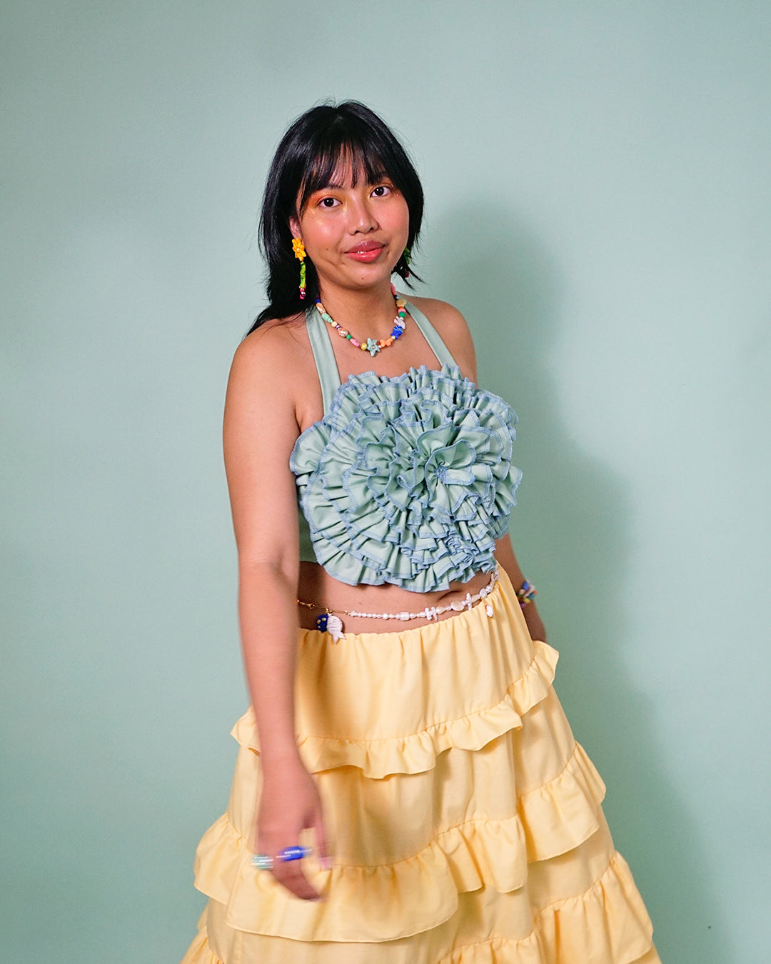 Coral Bloom Top in Ilog
