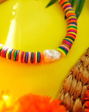Tropikalia Necklace in Bahaghari Pop