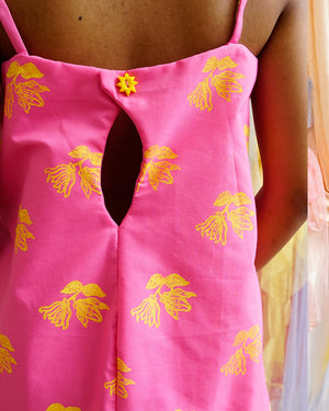 Petal Mini Dress in Ylang-Ylang