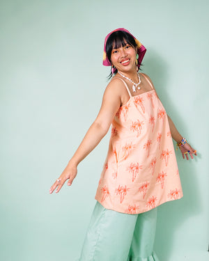 Petal Mini Dress in Buko