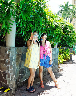 Petal Mini Dress in Araw