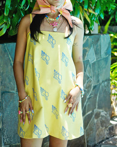 Petal Mini Dress in Araw