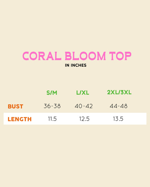 Coral Bloom Top in Butter