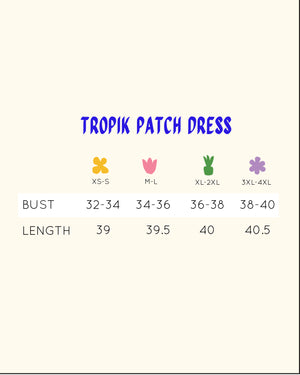 Patch Dress in Halo-Halo *SAMPLE*