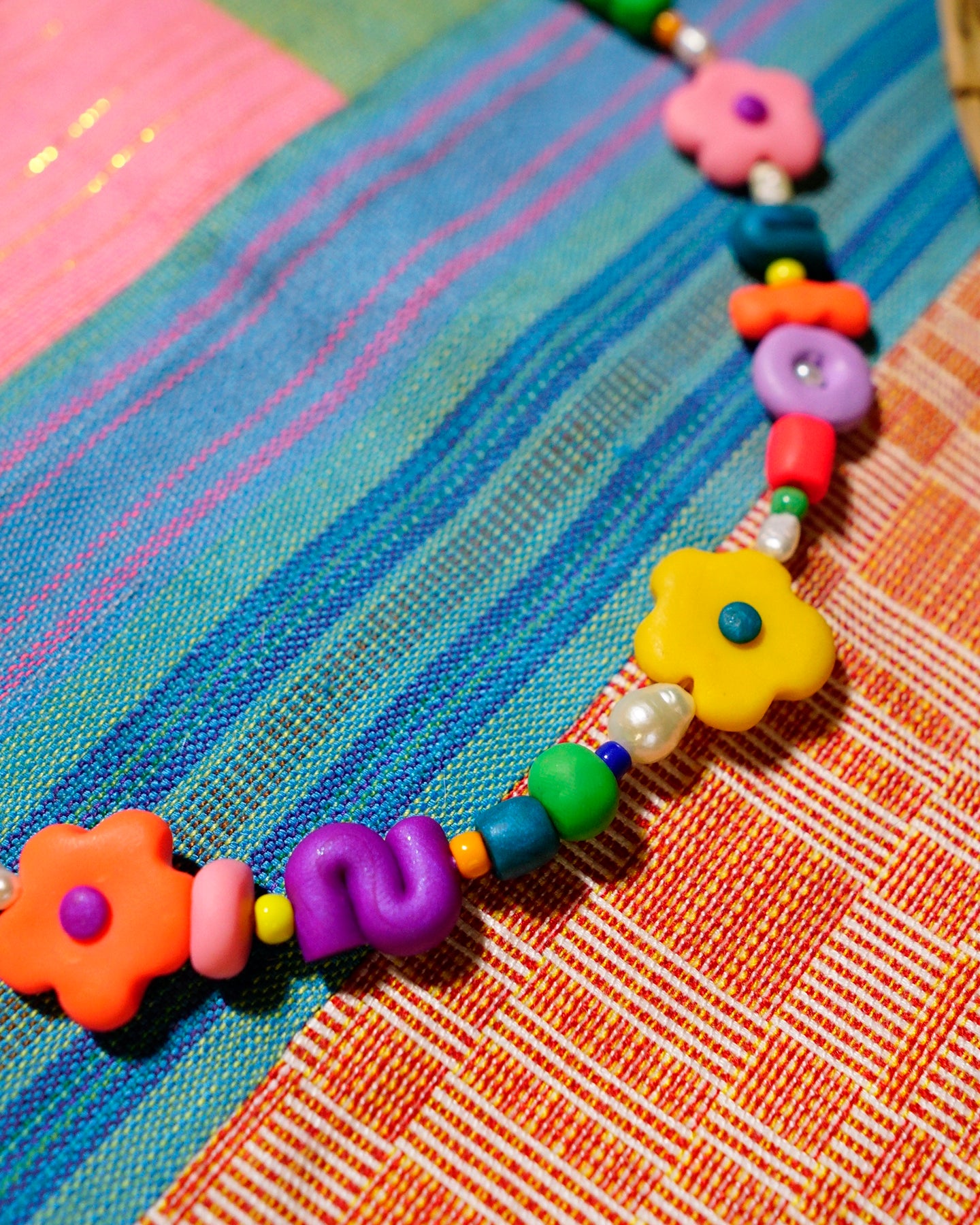 Saya Necklace in Neon Bahaghari