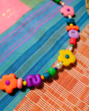 Saya Necklace in Neon Bahaghari