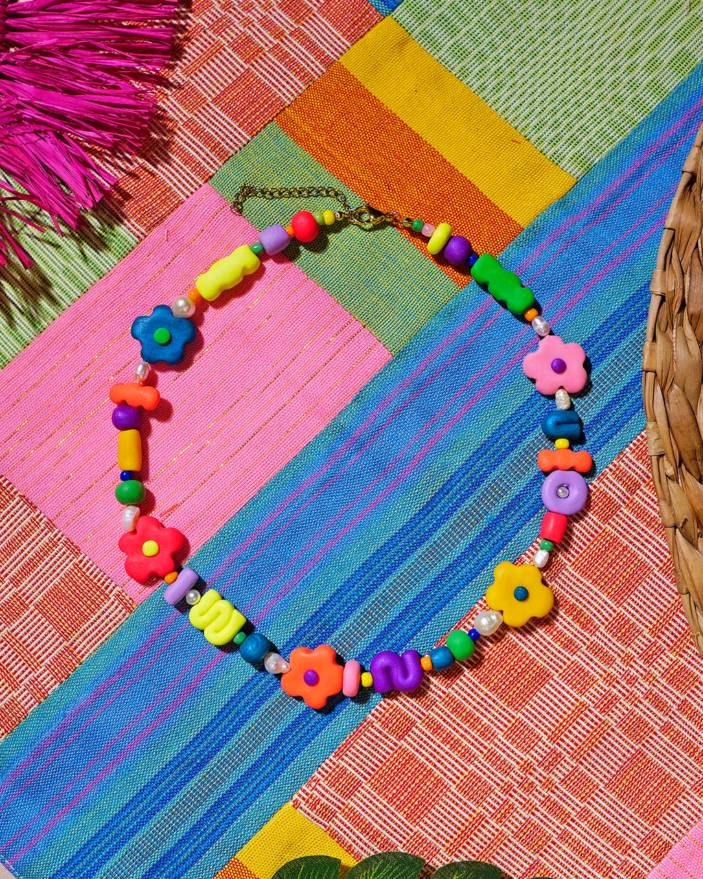 Saya Necklace in Neon Bahaghari