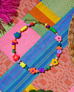 Saya Necklace in Neon Bahaghari