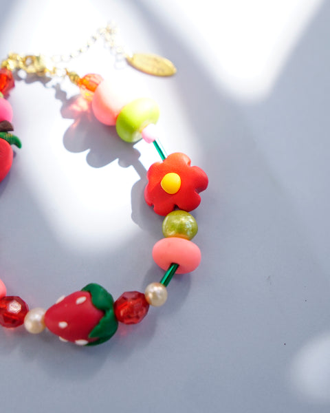 Strawberry Bloom Bracelet