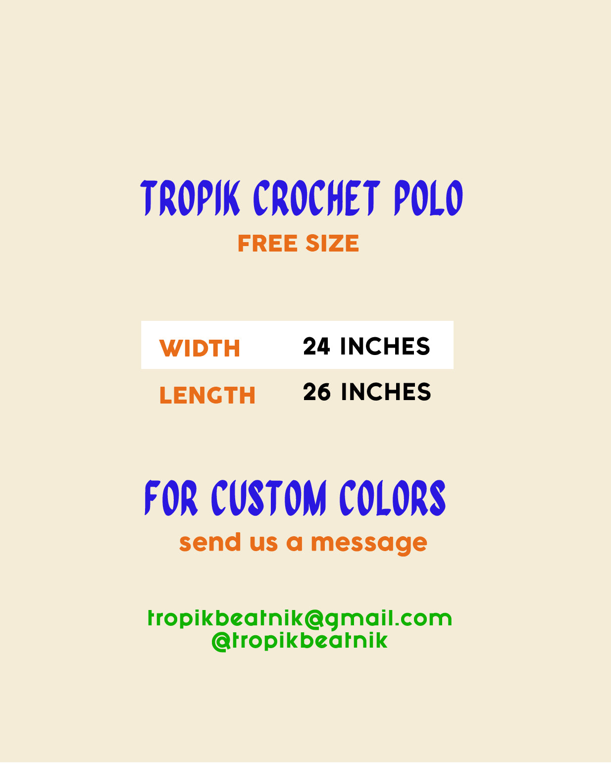 TROPIK CROCHET POLO