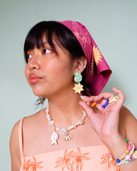 Tropik Bandana in Orchid