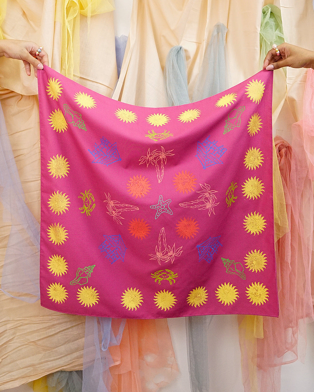 Tropik Bandana in Orchid