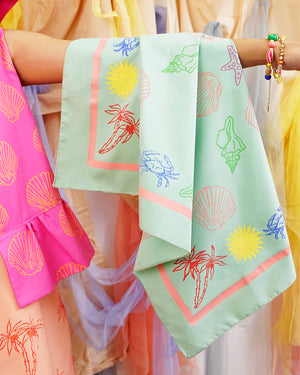 Tropik Bandana in Pastel Kabibi