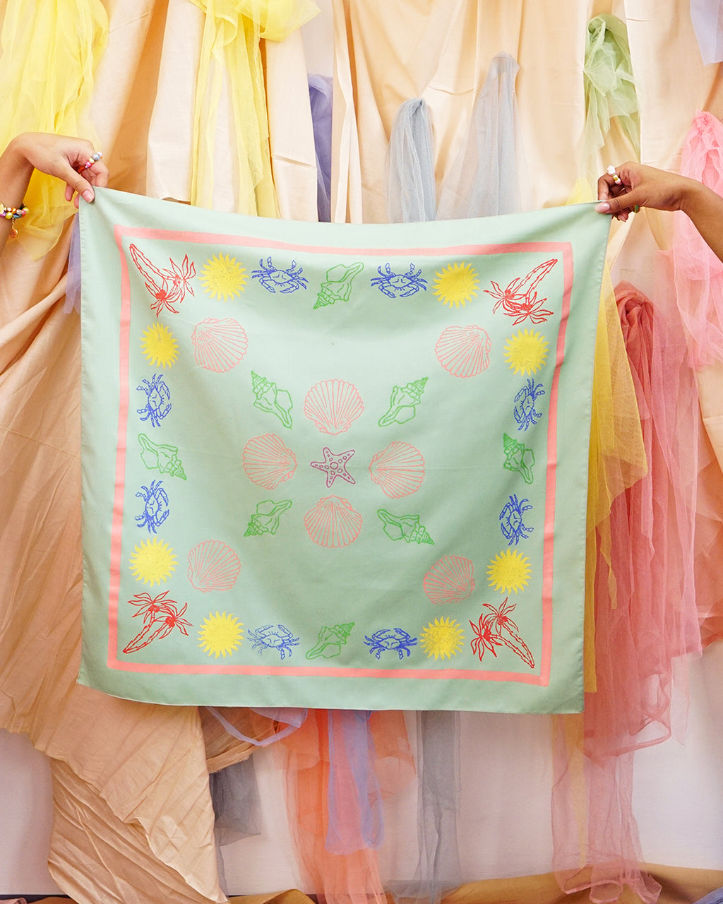 Tropik Bandana in Pastel Kabibi