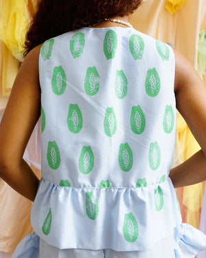 Alon Vest in Papaya