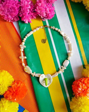 Anthurium Necklace in Ulap