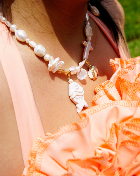 Chunky Perlas Necklace