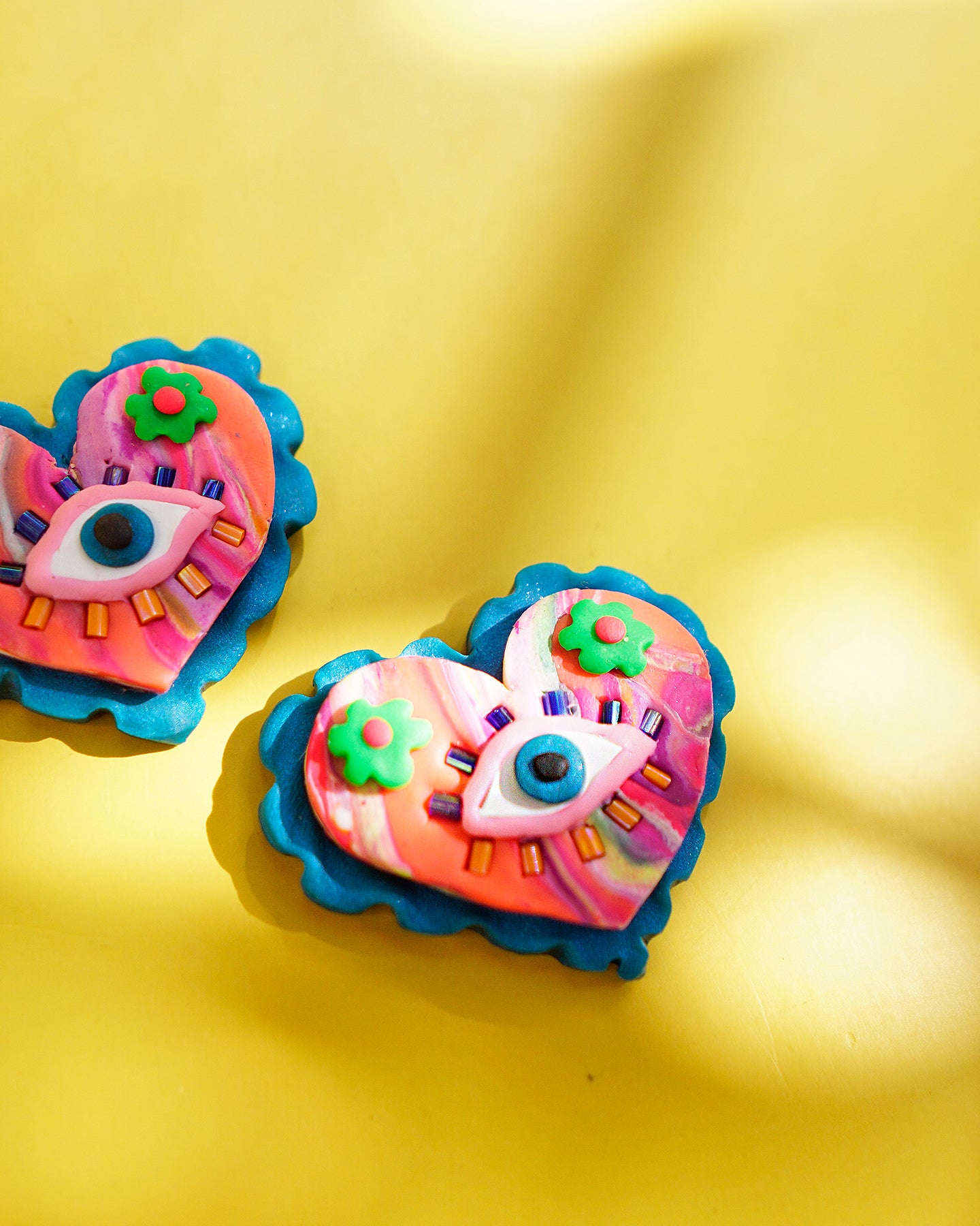 Eye See You Earrings in Teal Paradise