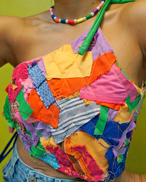Funfetti Asymmetrical Top