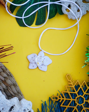 Orchid Tie Necklace
