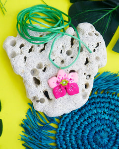 Orchid Tie Necklace