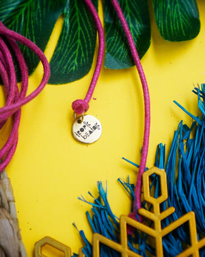 Orchid Tie Necklace