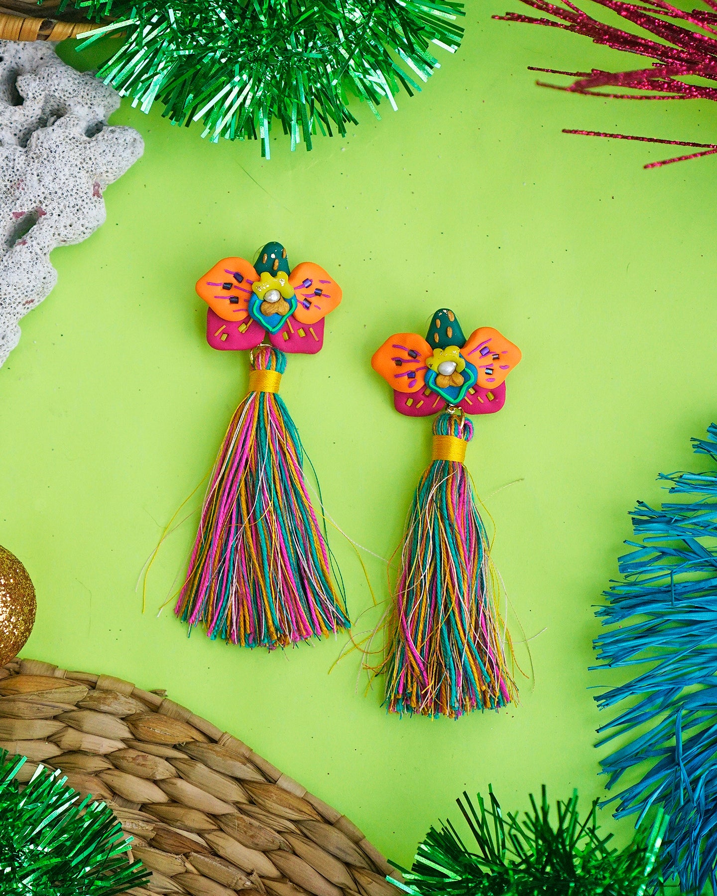 Orchid Multi-Way Fringe in Hiyas