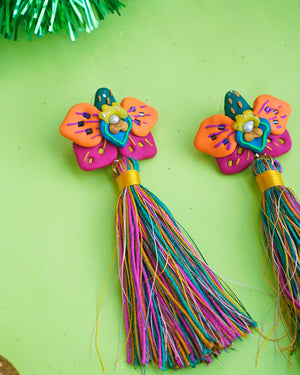 Orchid Multi-Way Fringe in Hiyas