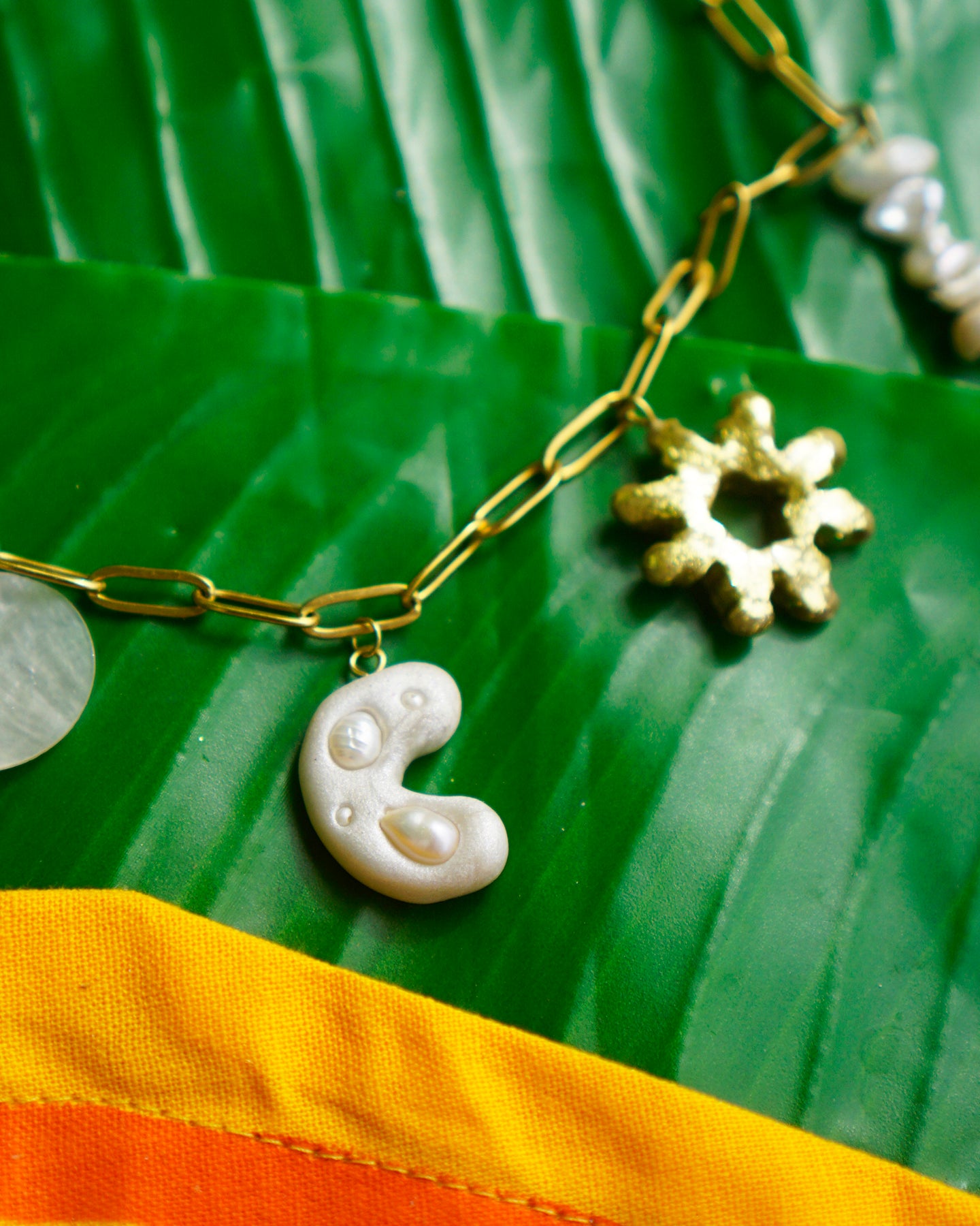 Paraiso Initial Charm Necklace