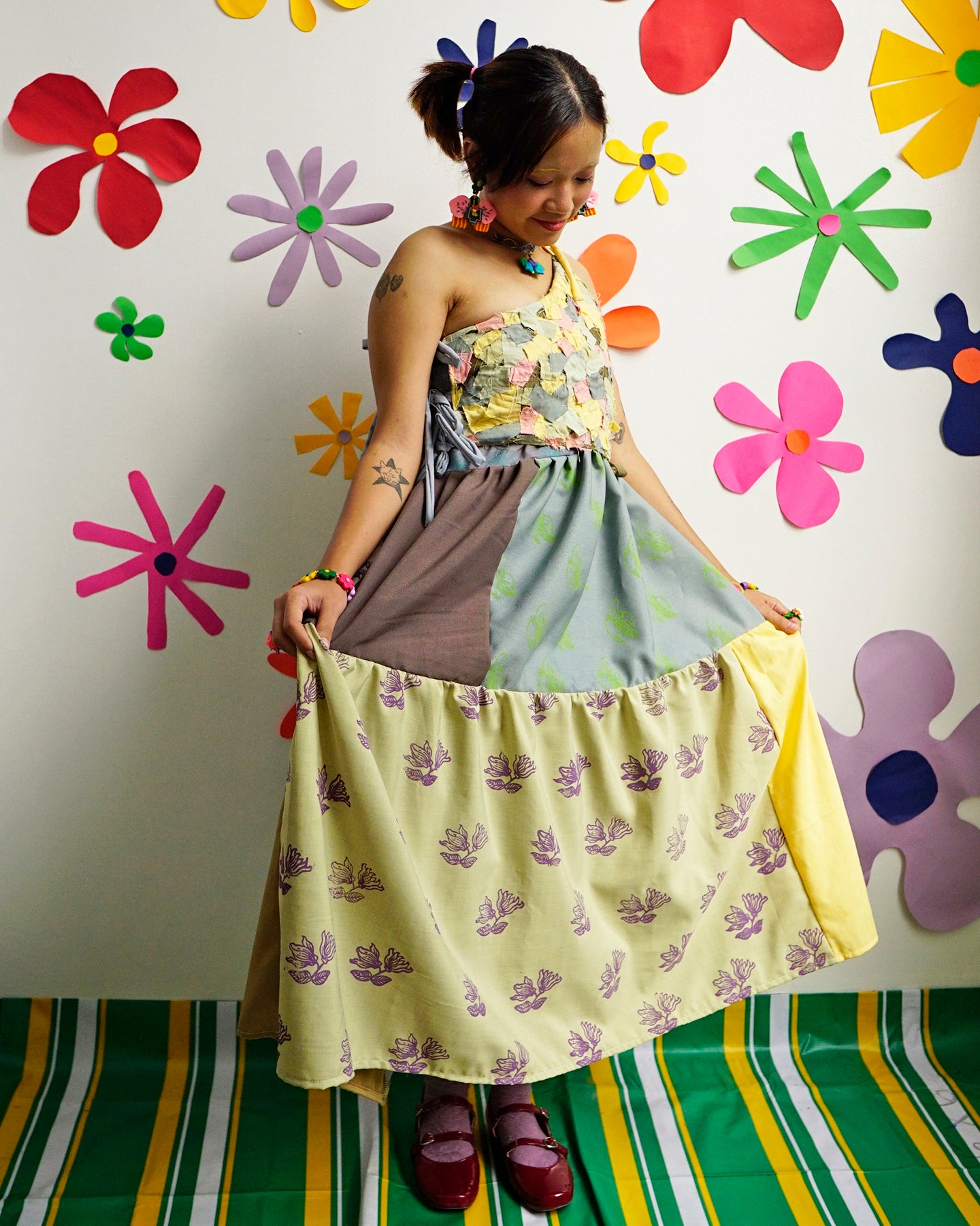 Patch Dress in Sorbetes Paradise