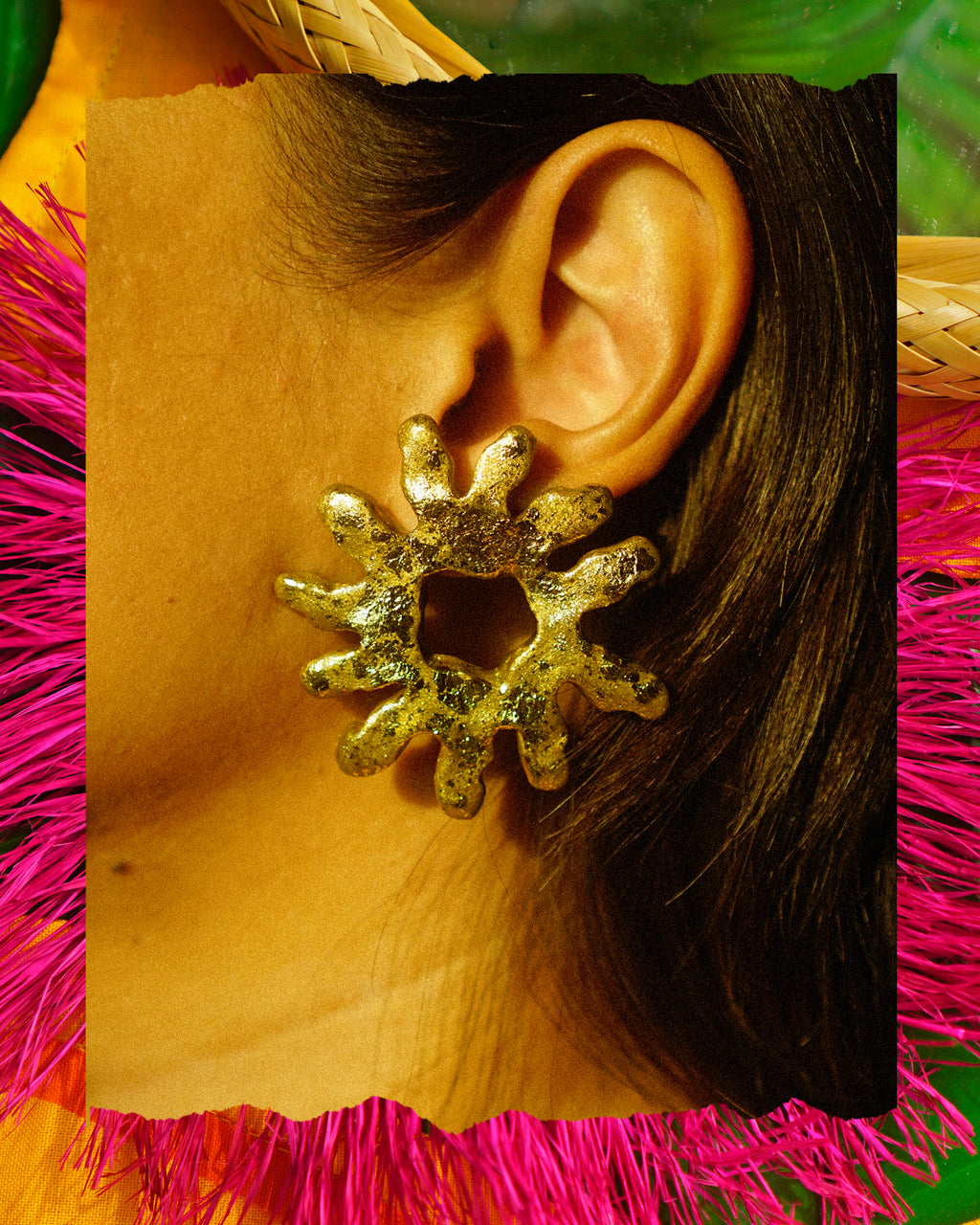 Sol Earrings in Ginto