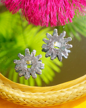 Sol Earrings in Pilak