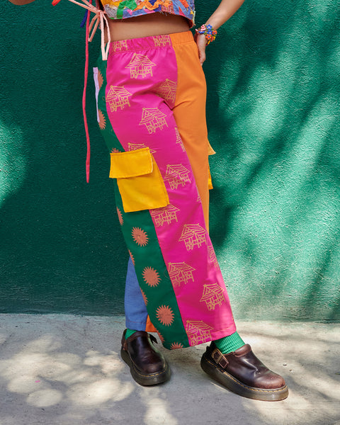 Tropik Play Cargo Pants in Funky Kubo