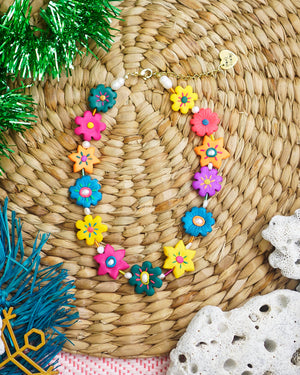 Wildflower Necklace in Hiyas