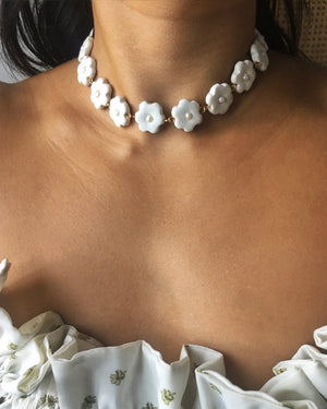 Bulaklak Choker in Sampaguita