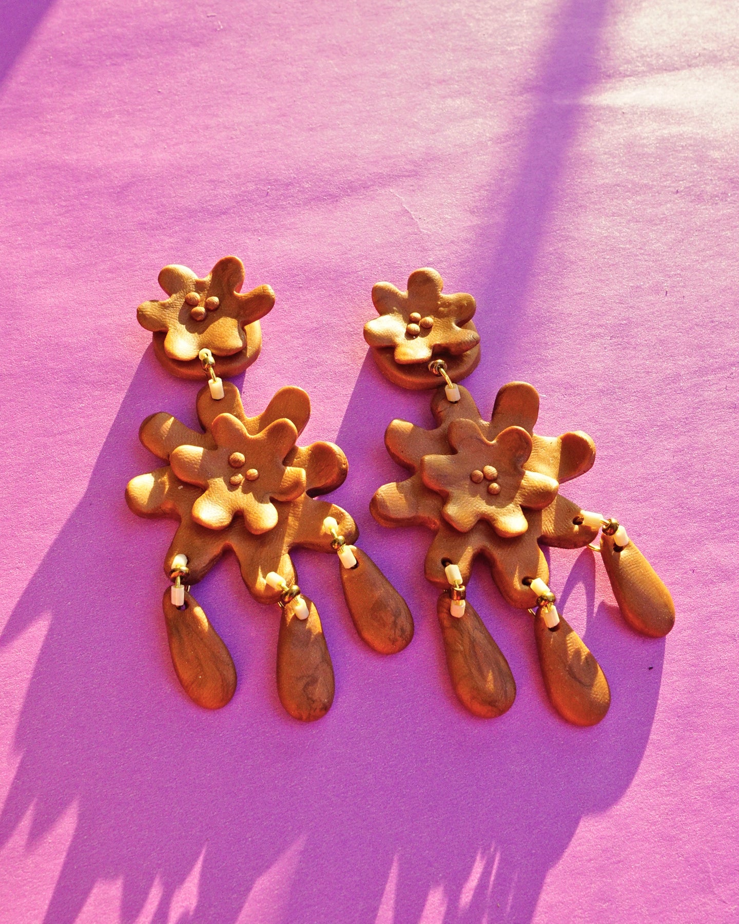 Bloom Drops in Dark Copper