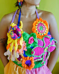 Bulaklak Bib Top in Bahaghari