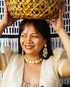 Bulaklak Garland Necklace in Crema