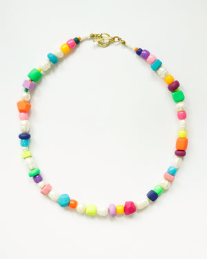Colorful Pearl Necklace (Chunky)