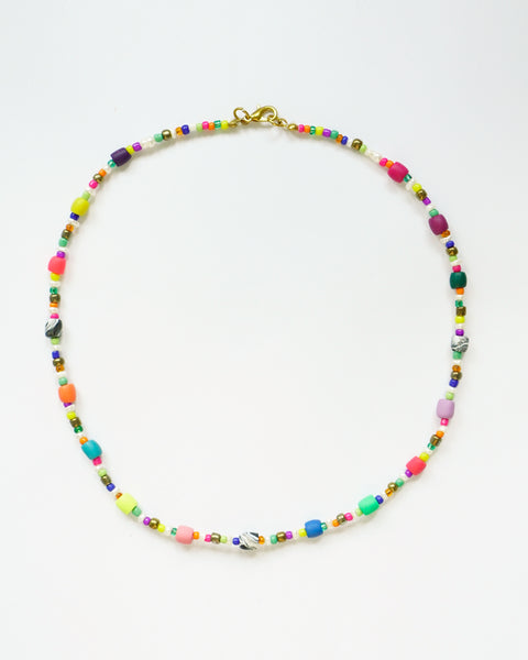 Colorful Pearl Necklace (Skinny)