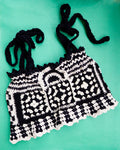 Saya Tie Top in Ebony