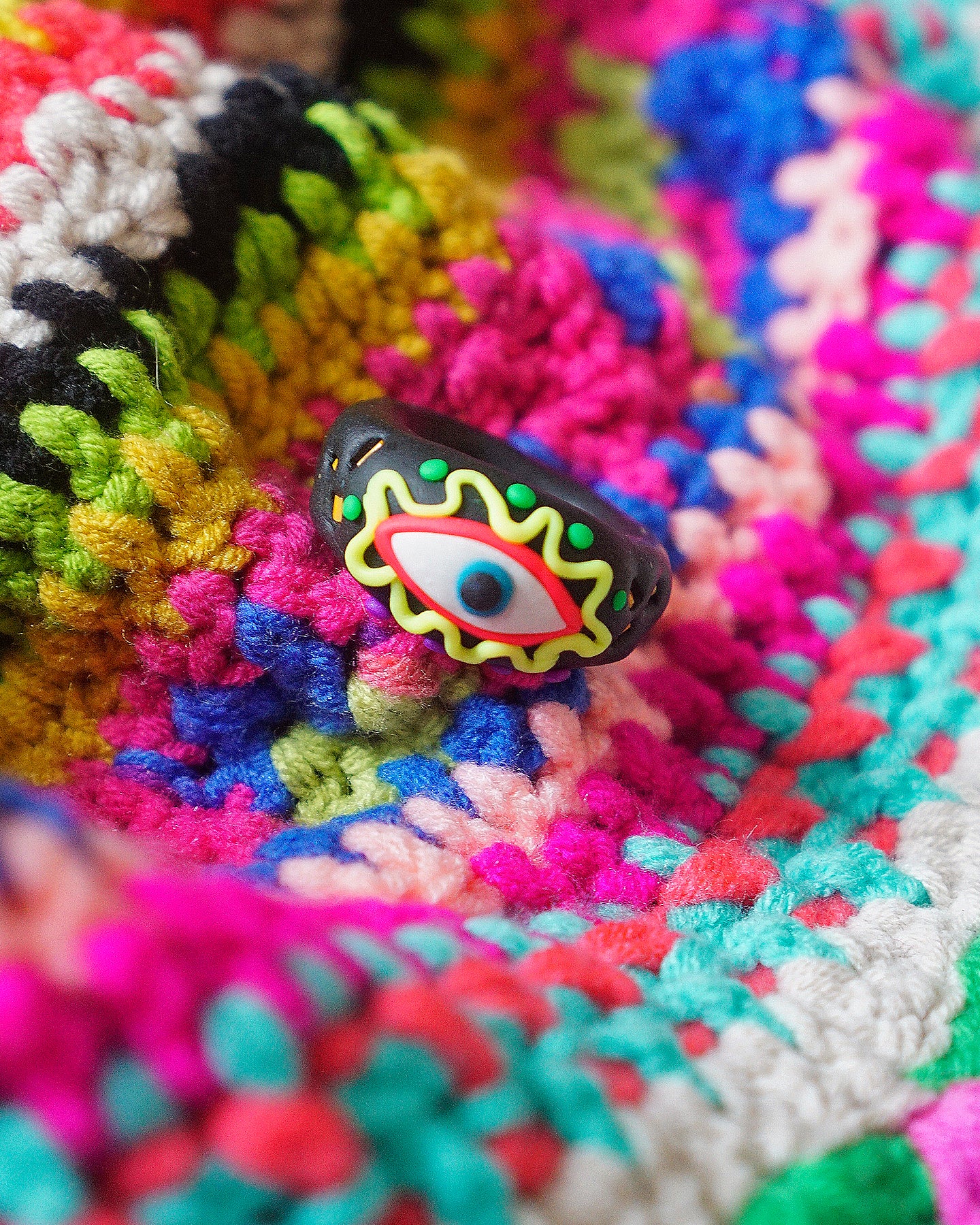 Eye See You Ring in Neon Pop