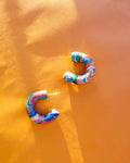 Mini Hoops in Ocean Pop