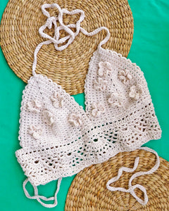 Sampaguita Bralette in Dark Crema